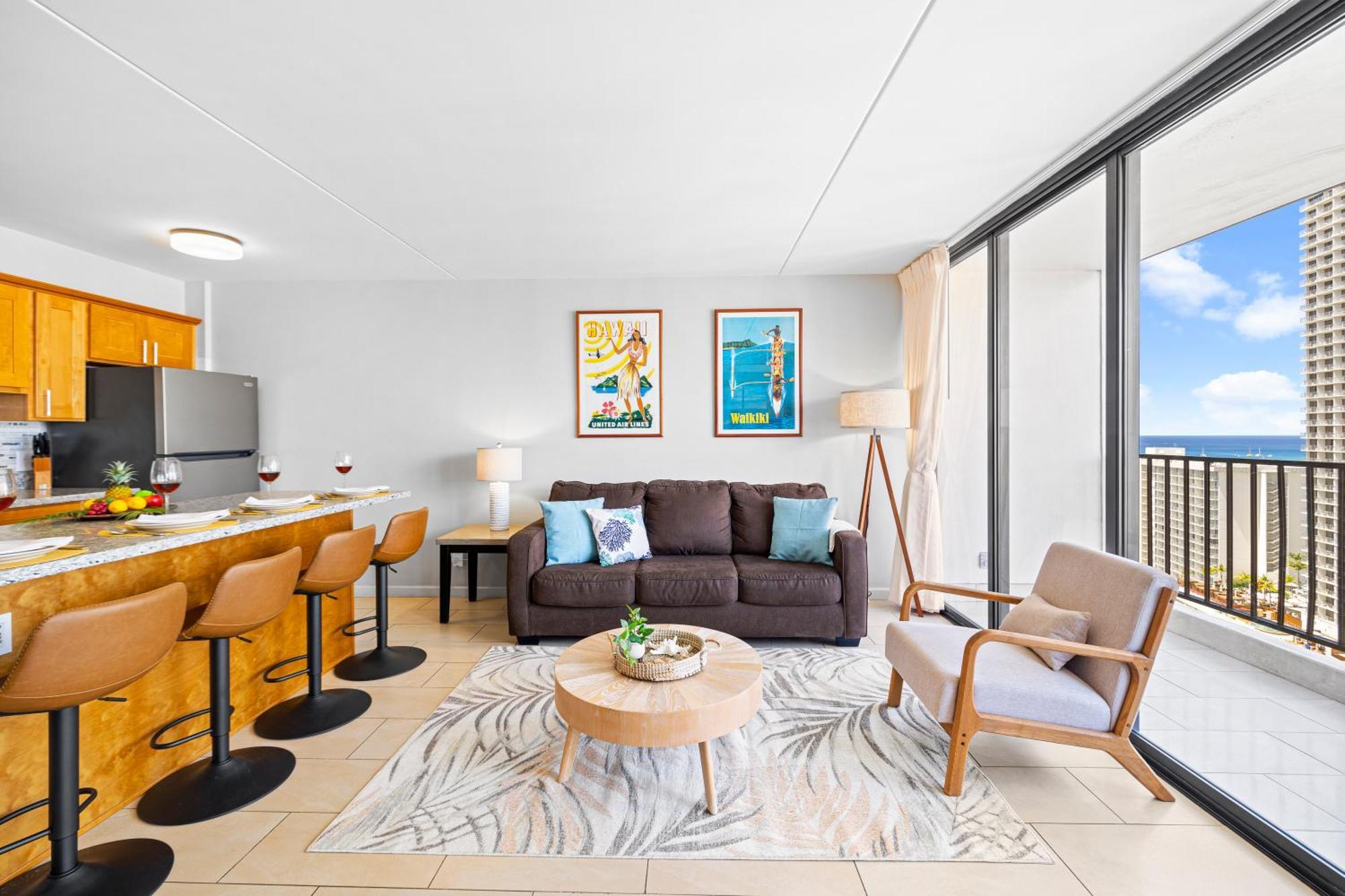 הונולולו Great Ocean View Condo, Near Beach With Free Parking! מראה חיצוני תמונה