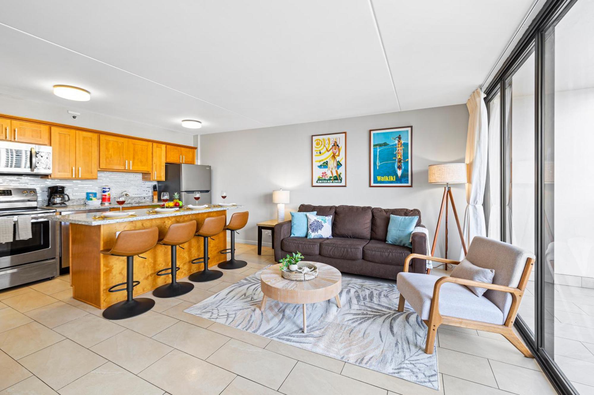 הונולולו Great Ocean View Condo, Near Beach With Free Parking! מראה חיצוני תמונה