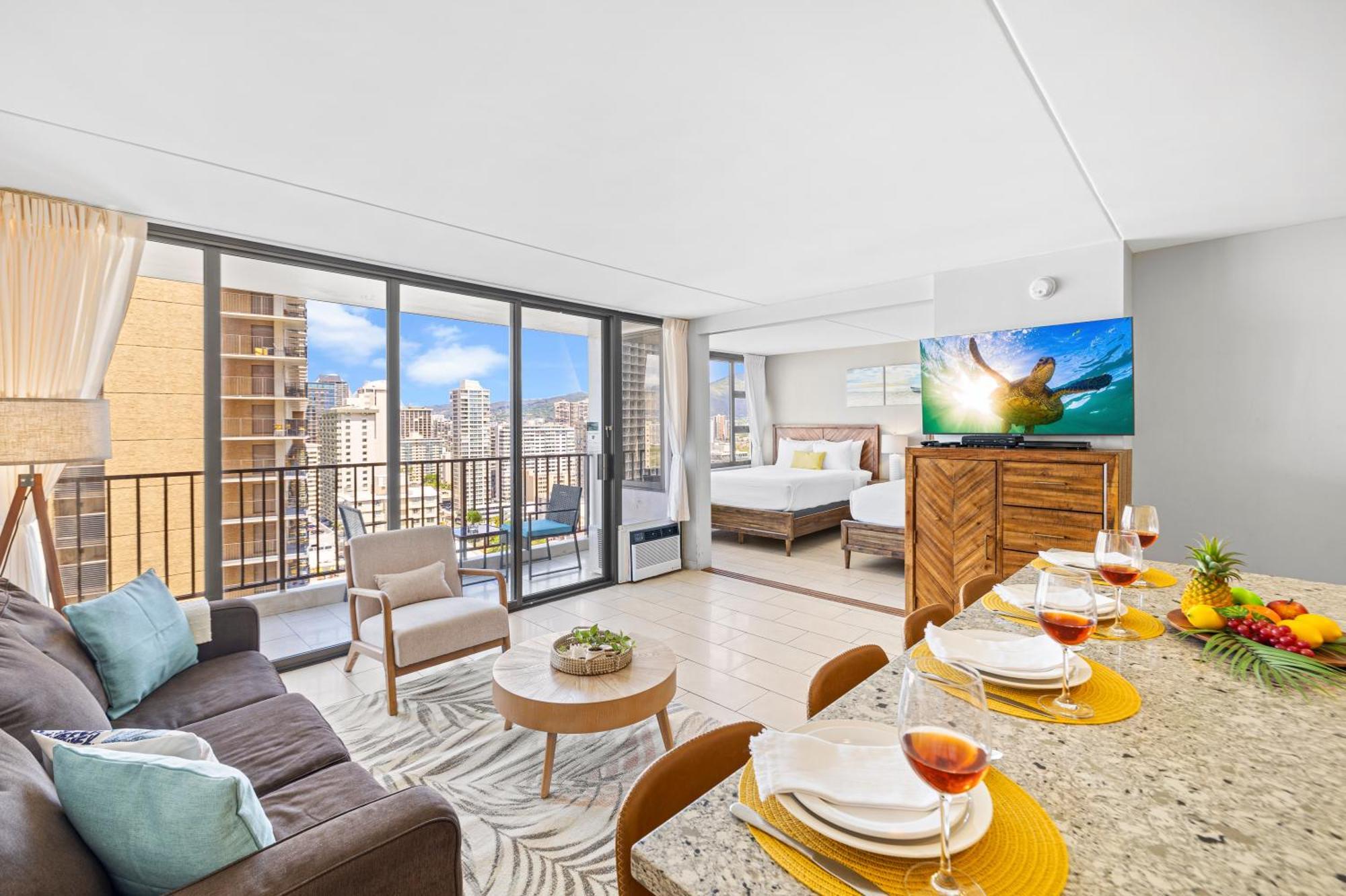 הונולולו Great Ocean View Condo, Near Beach With Free Parking! מראה חיצוני תמונה